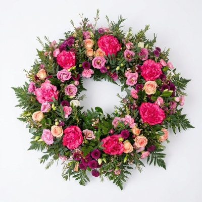 Garden Rose Wreath