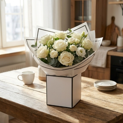 Simply Beautiful White Bouquet