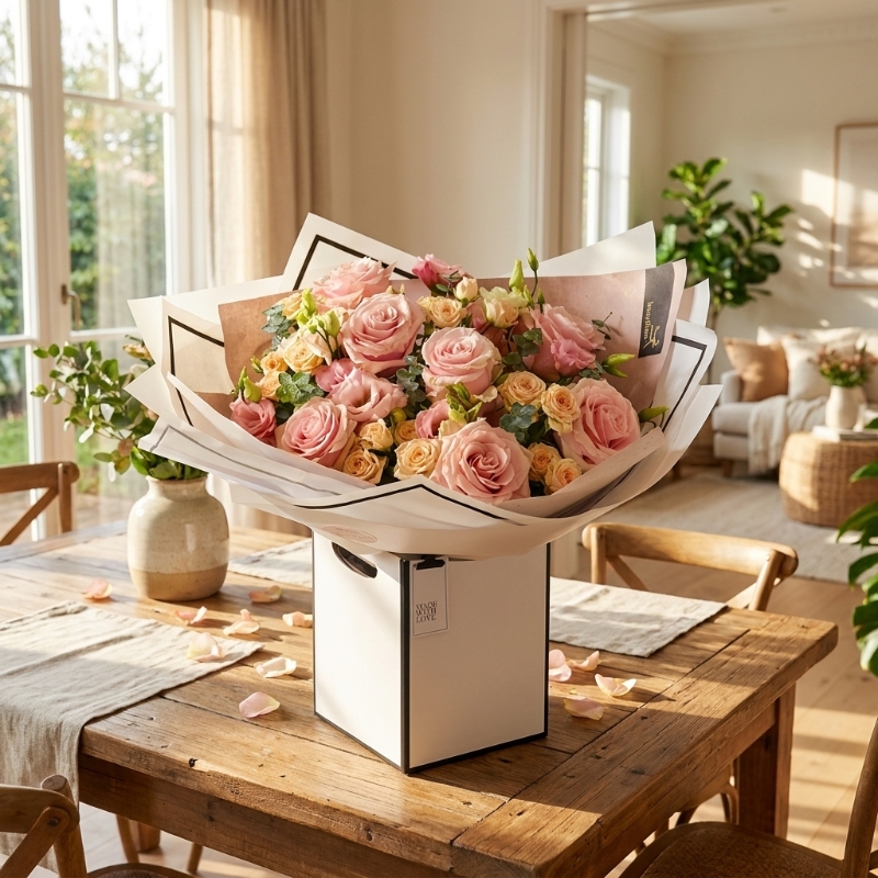 Beautifully Simple Pink Bouquet