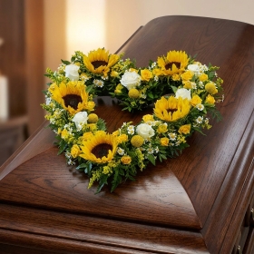 Funeral Hearts and Cushion