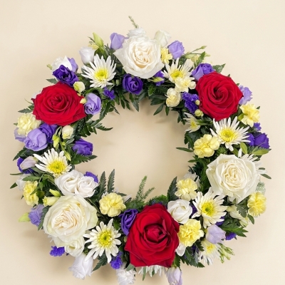 Bold Bright Wreath