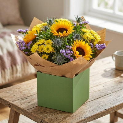 The English Riviera Sunburst Bouquet