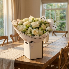 Beautifully Simple White Bouquet