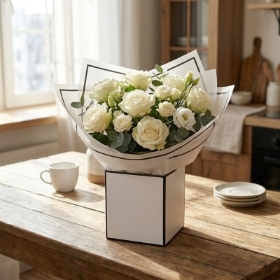 Simply Beautiful White Bouquet