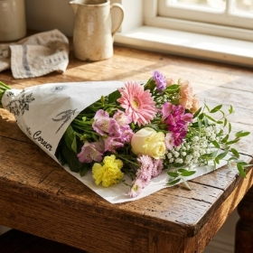 The Flower Corner Pastel Shop Wrap